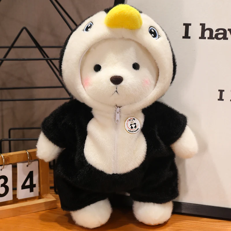 30cm Kawaii Clothed Joint Bear Plush Toy Doll Cute Stuffed Animal Bear With Movable Limbs and Head Birthday Gift for Girls Kids 30cm Kawaii Clothed Joint Bear Plush Toy Doll Cute Stuffed Animal Bear With Movable Limbs and Head Birthday Gift for Girls Kids