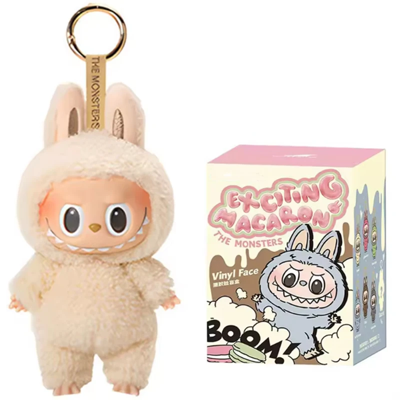 Labubu Monster V3 2 Collection Series Blind Box Teddy Vinyl Toy Animated Character Face Doll Mystery Surprise Keychain Kids Gift