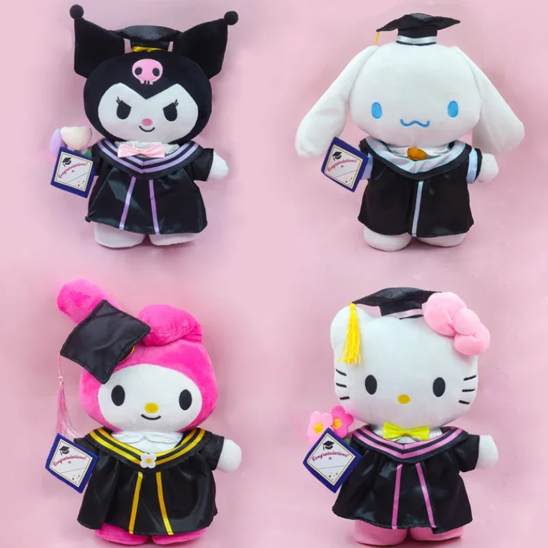 2025 Cute Graduation Push Stitch Plush Toy Stuffed Soft Kawaii Sanrio Hello Kitty Dolls Graduation Gifts for Adult Kids 2025 Cute Graduation Push Stitch Plush Toy Stuffed Soft Kawaii Sanrio Hello Kitty Dolls Graduation Gifts for Adult Kids