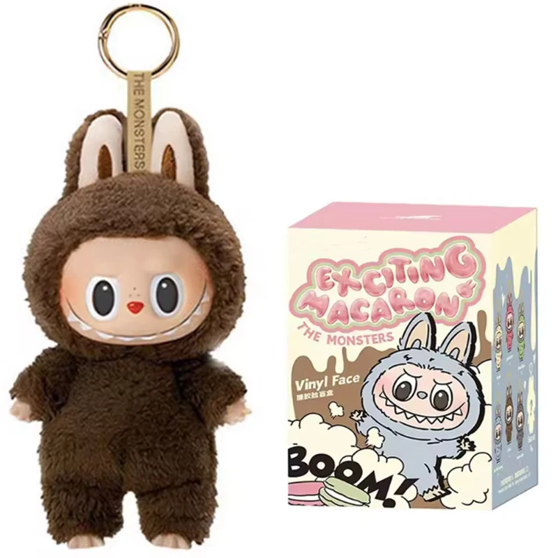Labubu Monster V3 2 Collection Series Blind Box Teddy Vinyl Toy Animated Character Face Doll Mystery Surprise Keychain Kids Gift