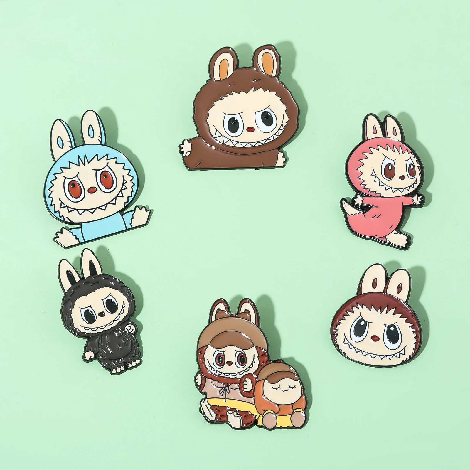 Anime Metal Enamel Labubu Brooch Cartoon Cute Studen Badge Pins Comic Fans Gift Men Women Backpack Jewelry Accessories Anime Metal Enamel Labubu Brooch Cartoon Cute Studen Badge Pins Comic Fans Gift Men Women Backpack Jewelry Accessories