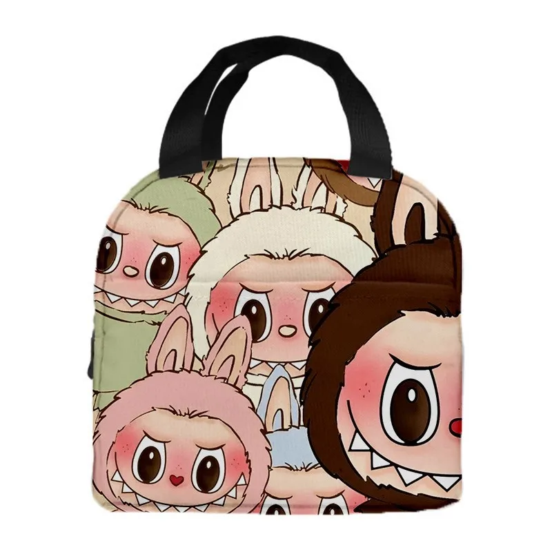 New Labubu Kawaii Handheld Insulated Bag Cooler Bag Cartoon Kawaii Lunch Bag Portable Lunch Box Outdoor Storage Bag New Labubu Kawaii Handheld Insulated Bag Cooler Bag Cartoon Kawaii Lunch Bag Portable Lunch Box Outdoor Storage Bag