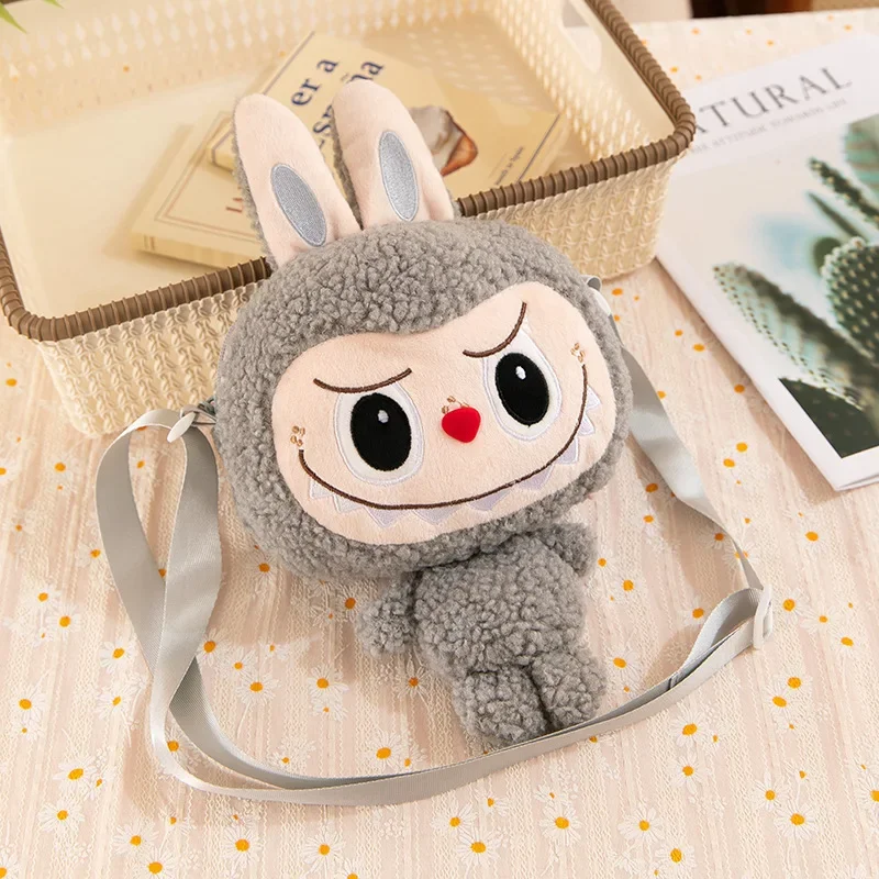 30cm Labubu Shoulder Cartoon Cute Doll Backpack Toy Play Crossbody Pouch Monster Outdoor Travel Bag Christmas Gift 30cm Labubu Shoulder Cartoon Cute Doll Backpack Toy Play Crossbody Pouch Monster Outdoor Travel Bag Christmas Gift