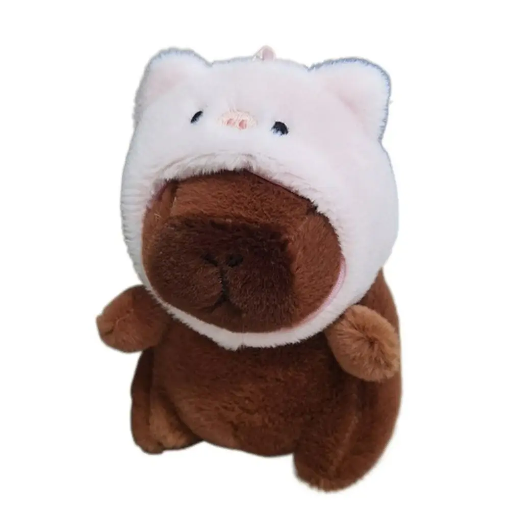 Cute Multicolor Plush Capybara Keychain Toy Cartoon Capybara Headgear Capybara Doll Accessories Guinea Pig Fluffty Animal Doll Cute Multicolor Plush Capybara Keychain Toy Cartoon Capybara Headgear Capybara Doll Accessories Guinea Pig Fluffty Animal Doll