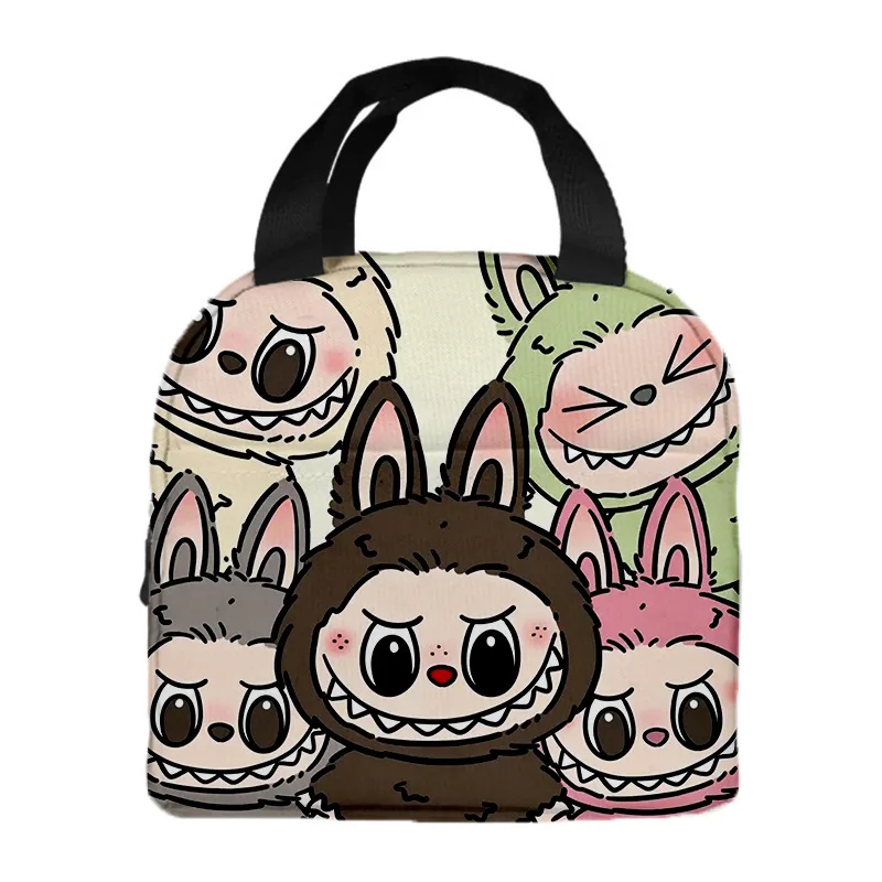New Labubu Kawaii Handheld Insulated Bag Cooler Bag Cartoon Kawaii Lunch Bag Portable Lunch Box Outdoor Storage Bag New Labubu Kawaii Handheld Insulated Bag Cooler Bag Cartoon Kawaii Lunch Bag Portable Lunch Box Outdoor Storage Bag