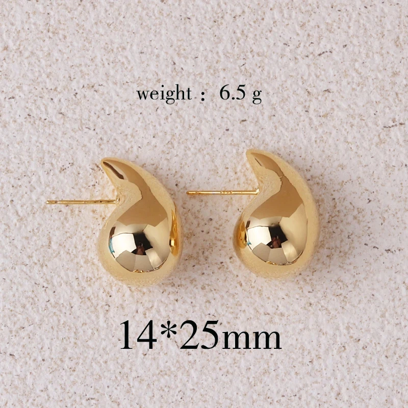 Extra Large Drop Earring Oversized Chunky Hoop Earrings for Women Girl Lightweight Hypoallergenic Gold Plated Big Earrings Extra Large Drop Earring Oversized Chunky Hoop Earrings for Women Girl Lightweight Hypoallergenic Gold Plated Big Earrings