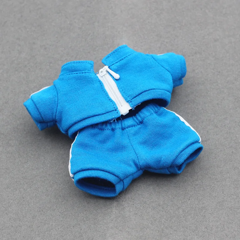Fashion Sports Clothing for 15/17cm Labubu Doll Peaked Cap Suit Ropa Labubu Outfit Accessories