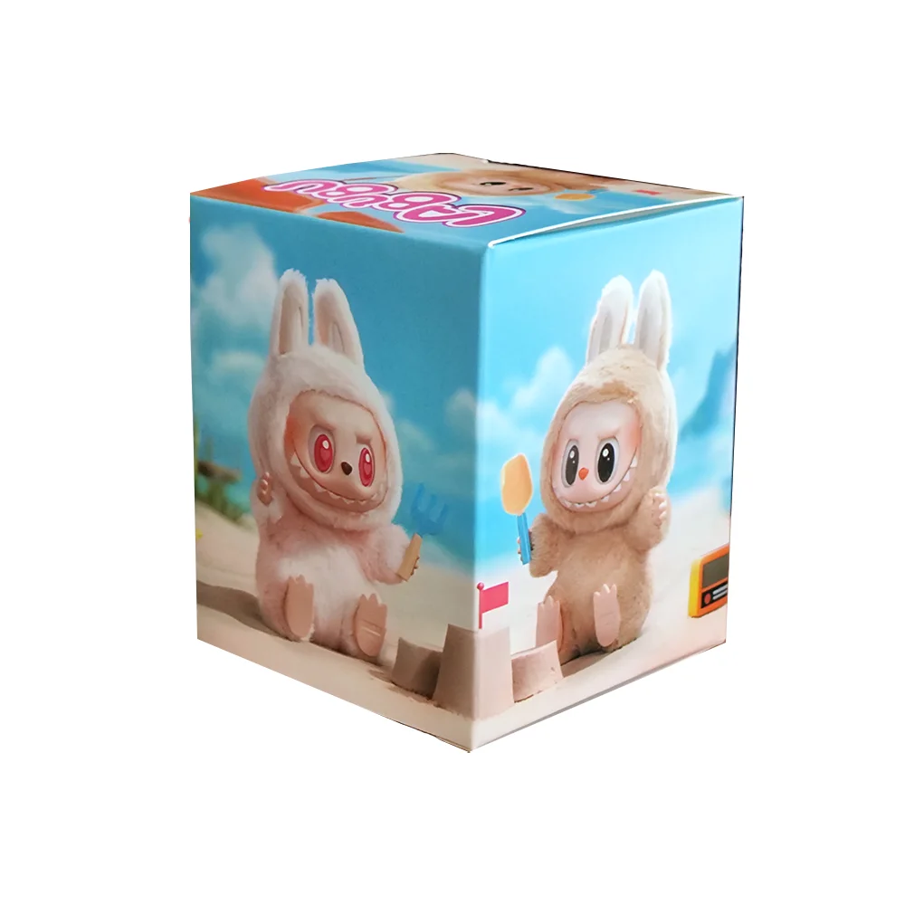 Mini Labubu Blind Box The Monsters Heartbeat Macaron Enamel Face Pvc Figurine Tabletop Ornament Kawaii Doll Kid Birthday Gift