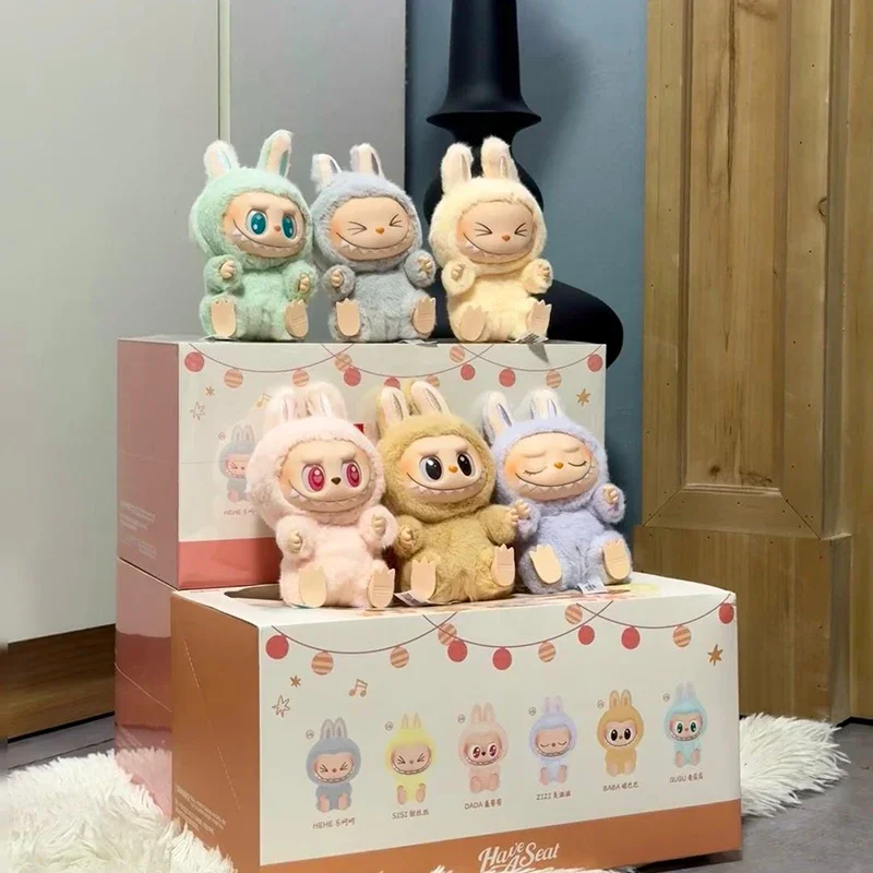 1:1 High Quality Macaron 2nd The Monsters Labubu Sitting Party Vinyl Plush Blind Box Decorative Surprise Box Doll Collection Gif 1:1 High Quality Macaron 2nd The Monsters Labubu Sitting Party Vinyl Plush Blind Box Decorative Surprise Box Doll Collection Gif