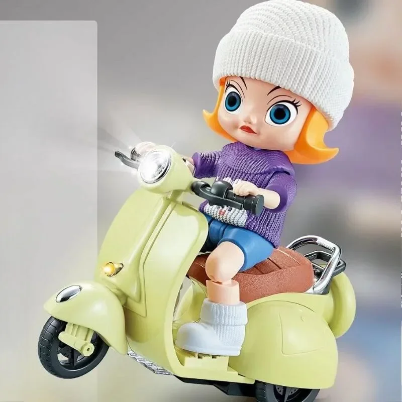 Labubu Doll Mini Electric Motorcycle labubu Doll Accessories With Lights and Music DIY Kid Christmas Gift Fun Cute Doll Toys Labubu Doll Mini Electric Motorcycle labubu Doll Accessories With Lights and Music DIY Kid Christmas Gift Fun Cute Doll Toys