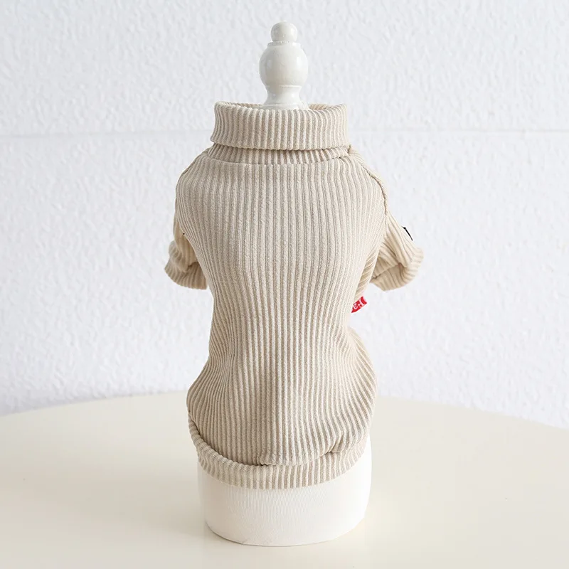 Autumn and Winter New Style Lapel Fly Sleeve Base Shirt High Neck Cat Clothing Pet Base Shirt Clothes Dog Hoodie Puppy Clothes Autumn and Winter New Style Lapel Fly Sleeve Base Shirt High Neck Cat Clothing Pet Base Shirt Clothes Dog Hoodie Puppy Clothes