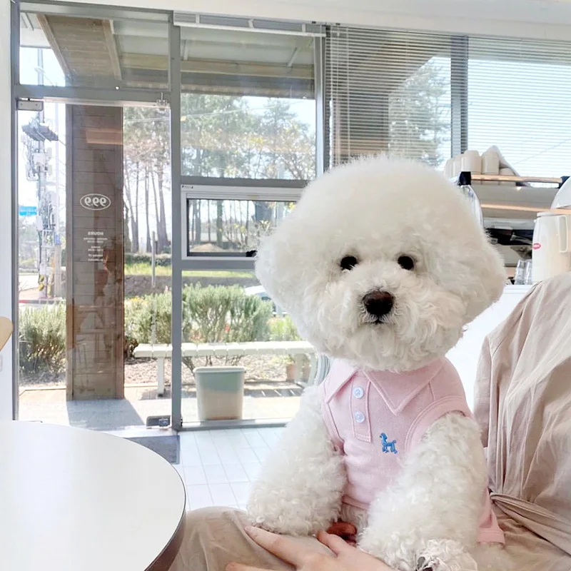 Summer Polo Shirt for Dogs Puppy Clothes Bichon Frise Chihuahua Stripe Dog Sweatshirt Dog Cooling Vest for Small and Medium Dogs Summer Polo Shirt for Dogs Puppy Clothes Bichon Frise Chihuahua Stripe Dog Sweatshirt Dog Cooling Vest for Small and Medium Dogs