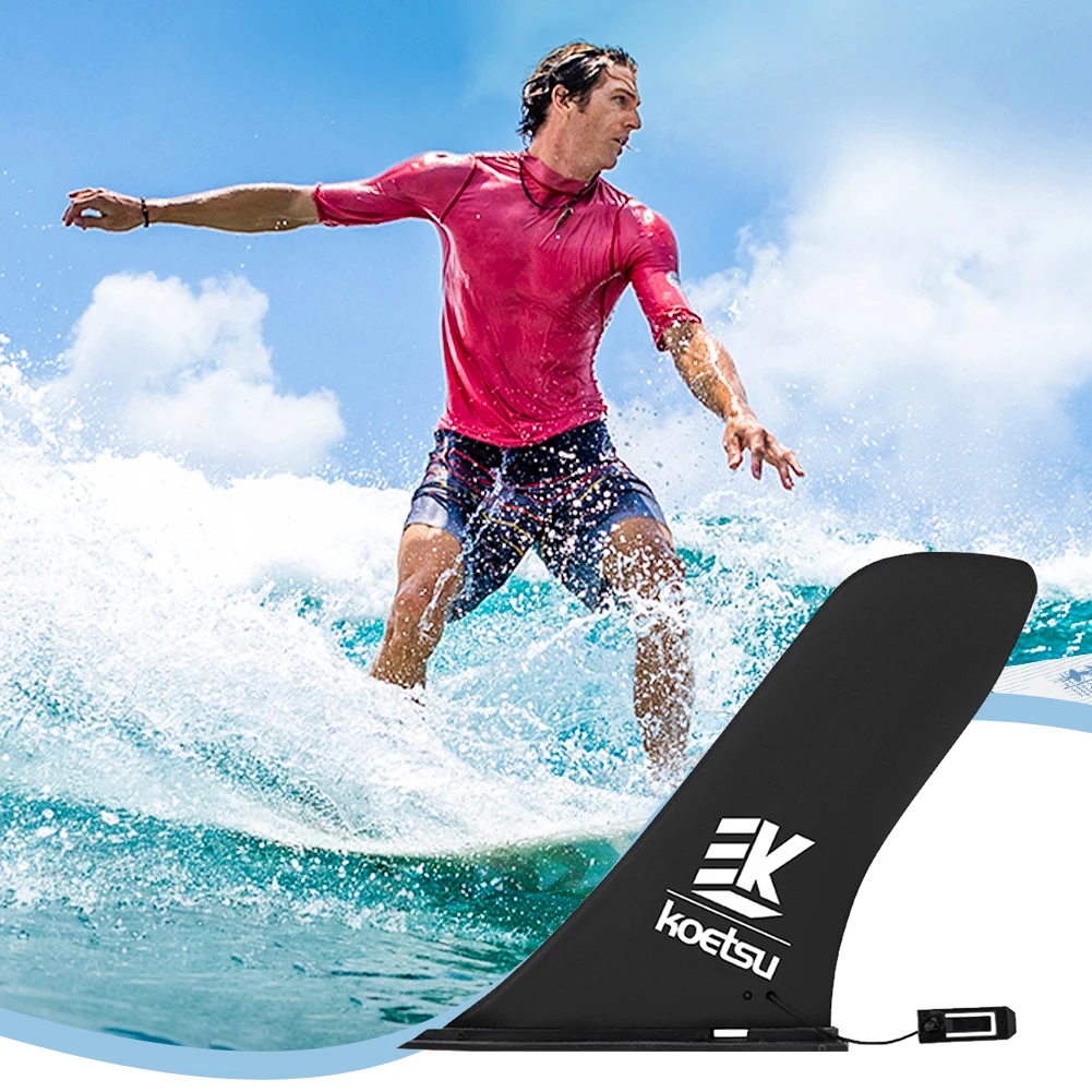 Paddle Board Fin Quick Release Longboard Fin Detachable Surfboard Tail Fin Protective Stand Up Board Fin for Paddle Board