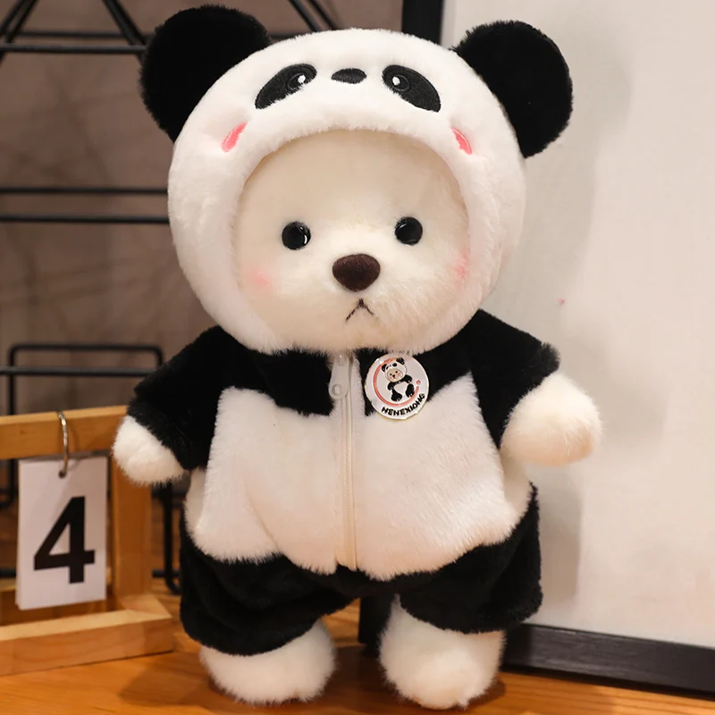 30cm Kawaii Clothed Joint Bear Plush Toy Doll Cute Stuffed Animal Bear With Movable Limbs and Head Birthday Gift for Girls Kids 30cm Kawaii Clothed Joint Bear Plush Toy Doll Cute Stuffed Animal Bear With Movable Limbs and Head Birthday Gift for Girls Kids