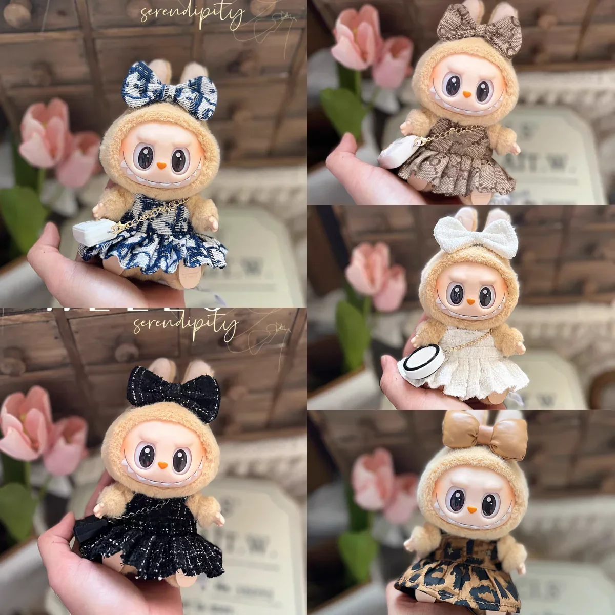 Only clothes for sale) 15/17cm bubble matla cloth doll vinyl doll generation 2 generation wear skirt suit Only clothes for sale) 15/17cm bubble matla cloth doll vinyl doll generation 2 generation wear skirt suit