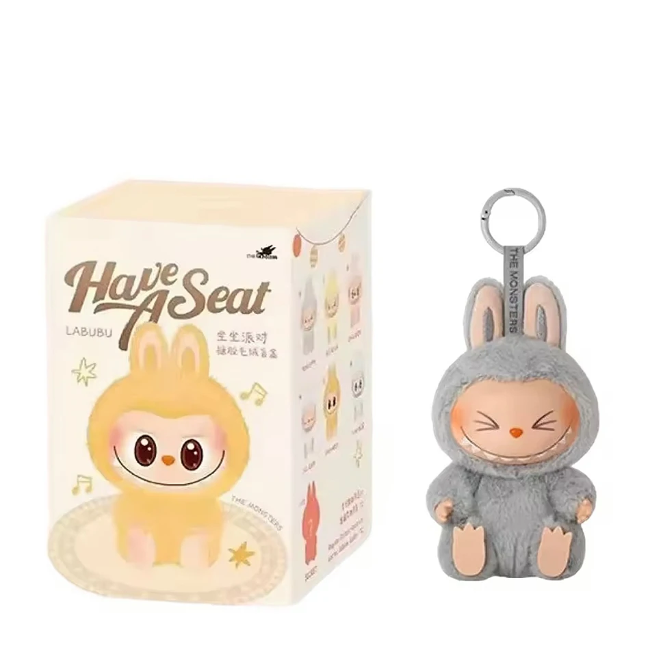 POP MART Macaron 2nd Generation Labubu Sitting Party Vinyl Plush Blind Box Gift Decorative ornaments POP MART Macaron 2nd Generation Labubu Sitting Party Vinyl Plush Blind Box Gift Decorative ornaments
