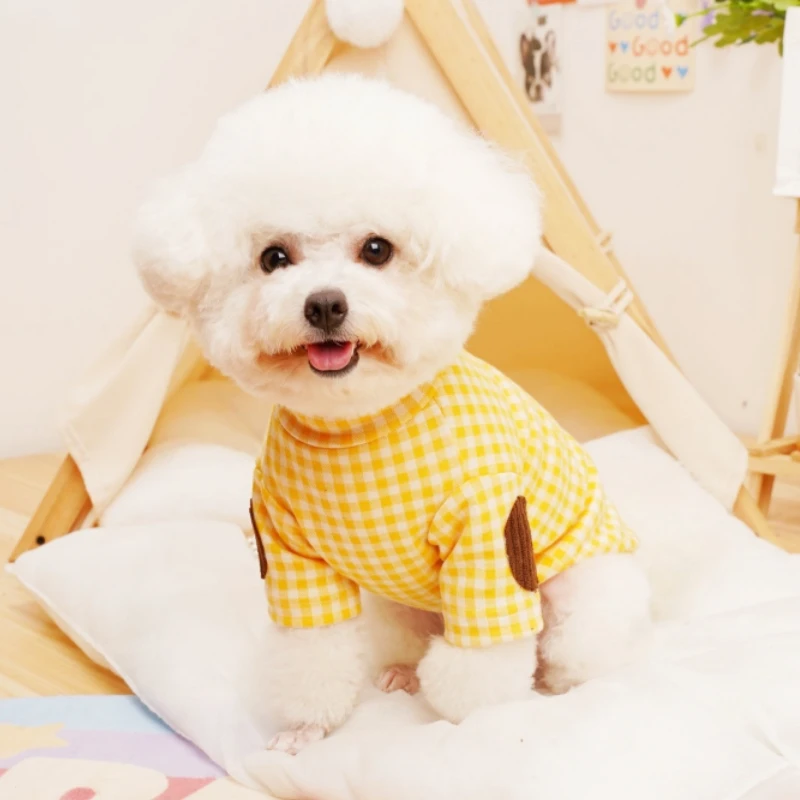 Soft Cotton Pet Dog Clothes Warm Dog Plaid Shirt Luxury Puppy Pullover Autumn Cat Shirt Cute Solid Pet Costume Chihuahua Clothes Soft Cotton Pet Dog Clothes Warm Dog Plaid Shirt Luxury Puppy Pullover Autumn Cat Shirt Cute Solid Pet Costume Chihuahua Clothes