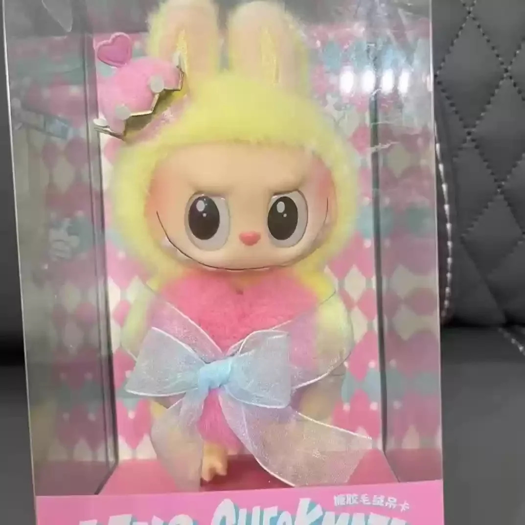 Copy High Quality Version New Product Labubu Sweetheart Doll Mokoko First Generation Plush Pendant Vinyl Pulling Cloth Hanging D Copy High Quality Version New Product Labubu Sweetheart Doll Mokoko First Generation Plush Pendant Vinyl Pulling Cloth Hanging D