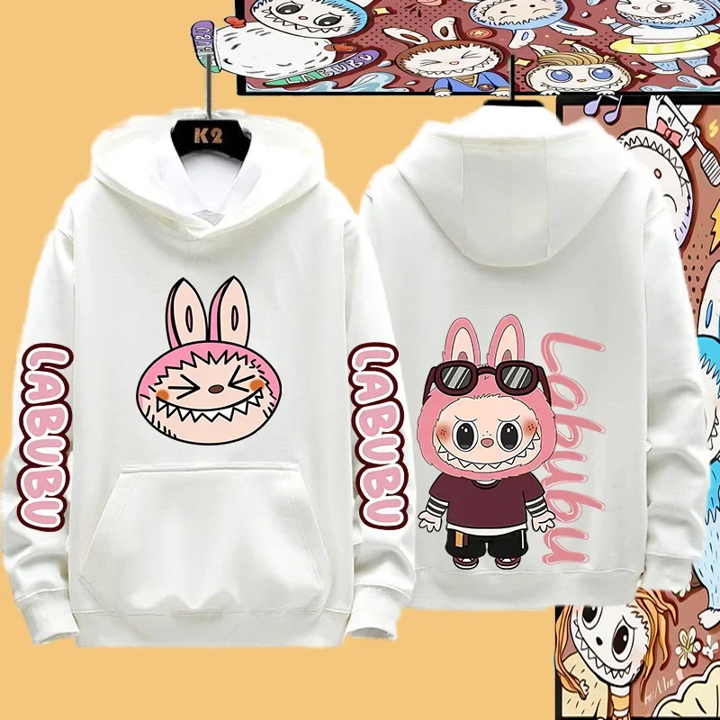 Parent-child Going Out Couple Clothing Kawaii Labubu Idol Fashion Sportswear Hoodie Coat Boys And Girls All-match Coat Parent-child Going Out Couple Clothing Kawaii Labubu Idol Fashion Sportswear Hoodie Coat Boys And Girls All-match Coat