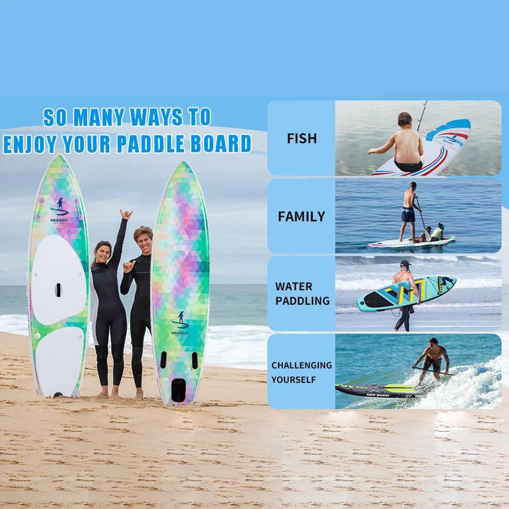 3.2M Inflatable Stand Up Paddle Board SUP Board with Removable Fin for Adults/ Kids 3.2M Inflatable Stand Up Paddle Board SUP Board with Removable Fin for Adults/ Kids