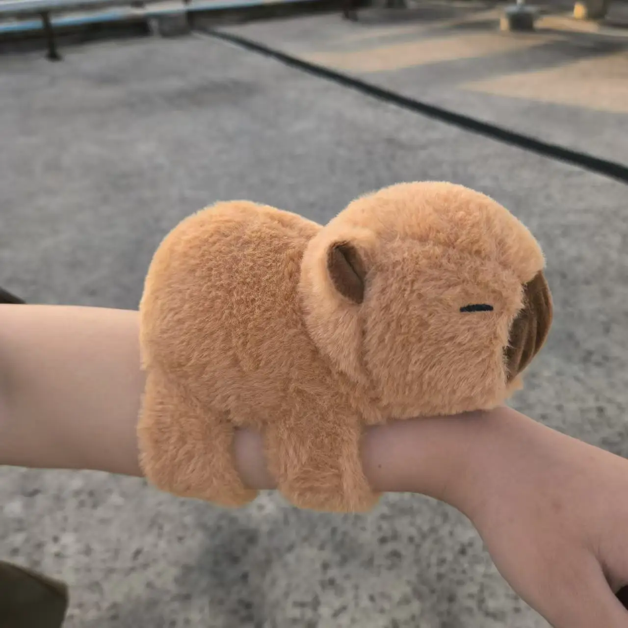 New Kapibala Plush Toy with Tail Simulation Dolphin Plush Bracelet, Animal Backpack Bracelet Gift for Children and Friends New Kapibala Plush Toy with Tail Simulation Dolphin Plush Bracelet, Animal Backpack Bracelet Gift for Children and Friends