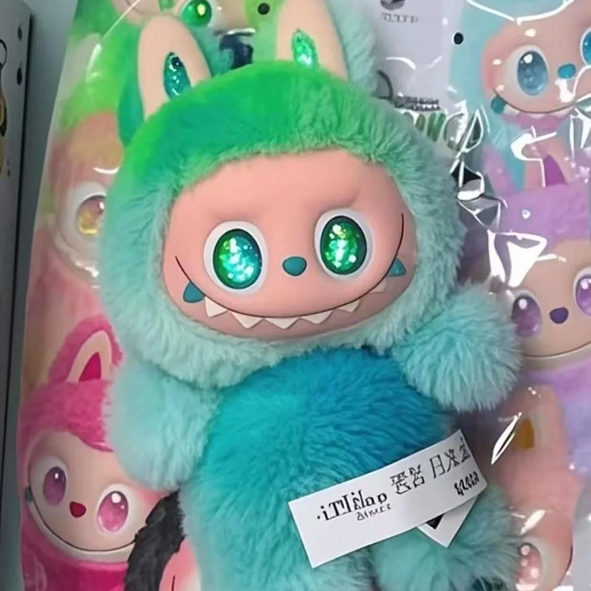Labubu The Monsters V3 Series Blind Teddy Box, Vinyl Base Toy, Animated Characters, Mysterious Surprise Box, Keychain, Children'