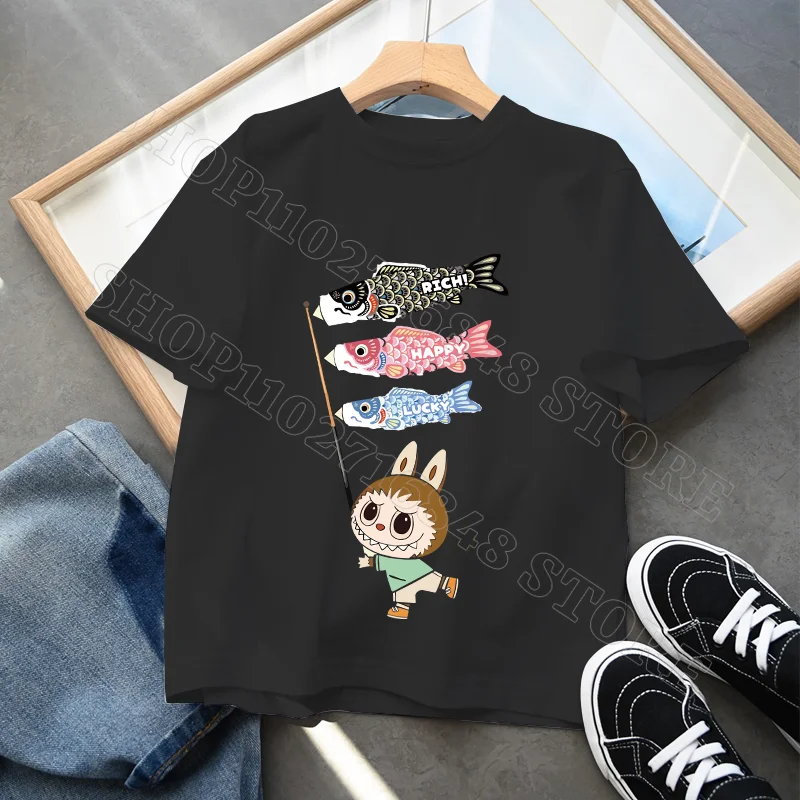 Labubu Cute Boys Girls Clothes Cartoon Character Graphic Print Child T Shirts Cool Comfortable Fashion Tops Birthday Party Gifts Labubu Cute Boys Girls Clothes Cartoon Character Graphic Print Child T Shirts Cool Comfortable Fashion Tops Birthday Party Gifts