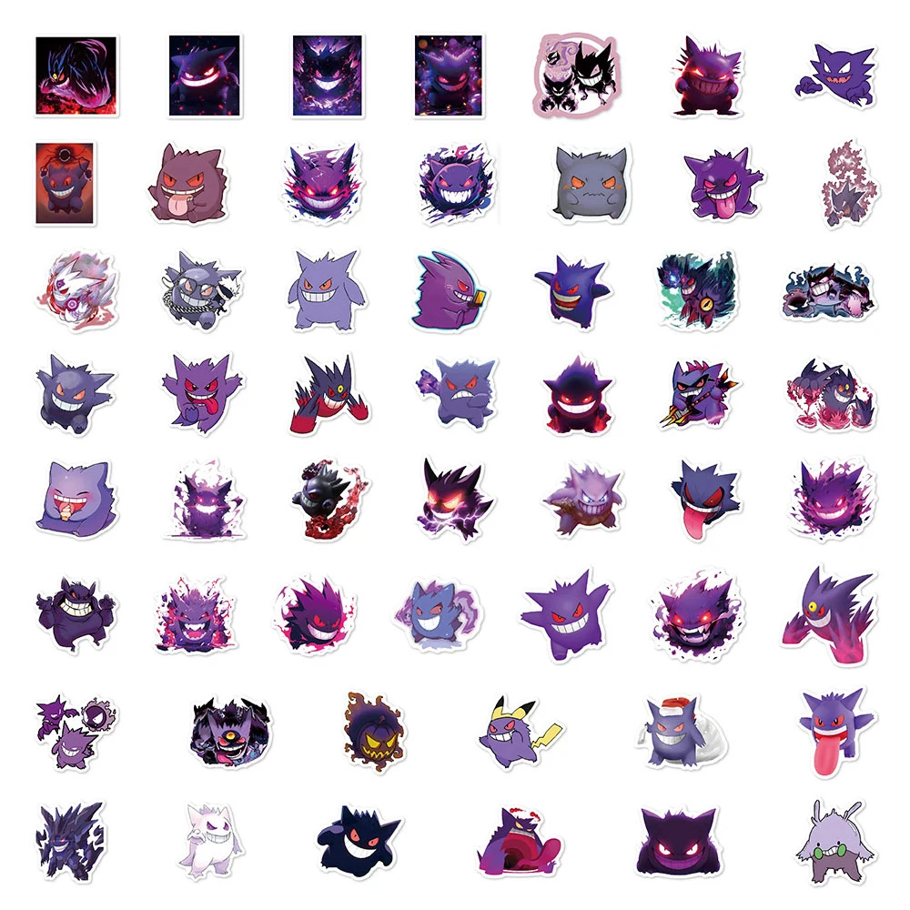 10/30/50pcs Anime Pokemon Gengar Stickers Cool Cartoon Kids Decals Toy DIY Phone Case Water Bottle Notebook PVC Graffiti Sticker 10/30/50pcs Anime Pokemon Gengar Stickers Cool Cartoon Kids Decals Toy DIY Phone Case Water Bottle Notebook PVC Graffiti Sticker