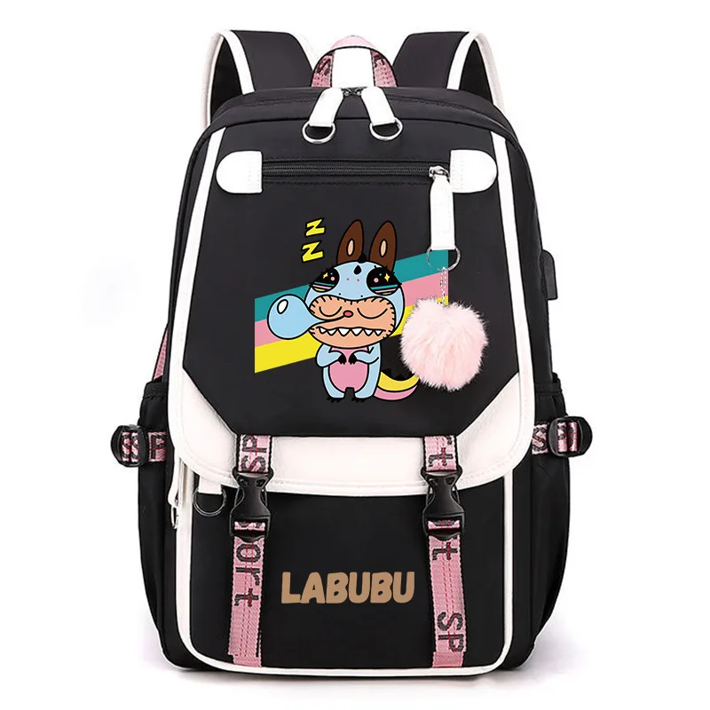 Labubu Anime Backpack Cosplay Unisex Students School Bag Cartoon Bookbag Laptop Travel Rucksack Outdoor Bag Labubu Anime Backpack Cosplay Unisex Students School Bag Cartoon Bookbag Laptop Travel Rucksack Outdoor Bag