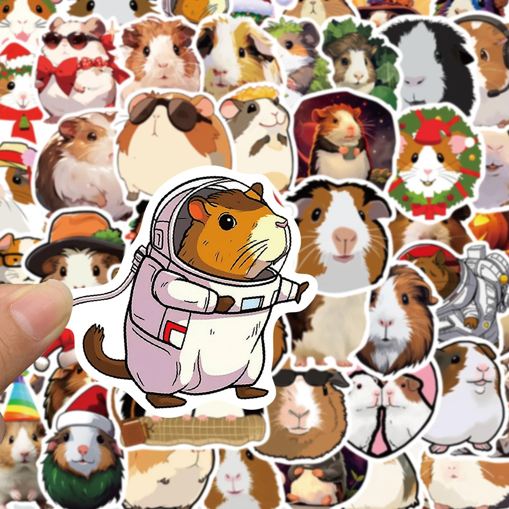 10/30/50pcs Animal Guinea Pig Cavy Stickers Cute Cartoon Decal for Laptop Phone Guitar Luggage Waterproof Graffiti Vinyl Sticker 10/30/50pcs Animal Guinea Pig Cavy Stickers Cute Cartoon Decal for Laptop Phone Guitar Luggage Waterproof Graffiti Vinyl Sticker