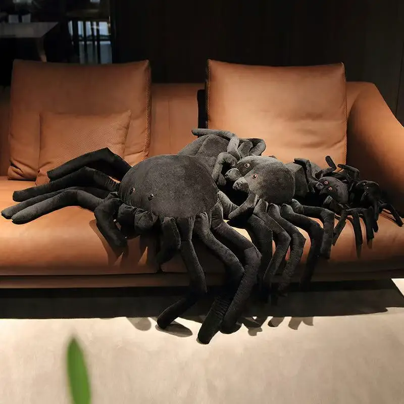 Black Spider Doll Plush Toy Handmade Doll Cartoon Anime Cute Pillow Cushion Home Decoration Children's Birthday Gift Toy Black Spider Doll Plush Toy Handmade Doll Cartoon Anime Cute Pillow Cushion Home Decoration Children's Birthday Gift Toy