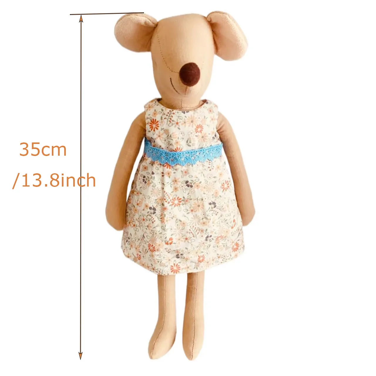 Stuffed Animal Mouse Dolls With Skirt Home Decoration Plush Mouse Toy for Children Spleeping Mate Room Ornament Stuffed Animal Mouse Dolls With Skirt Home Decoration Plush Mouse Toy for Children Spleeping Mate Room Ornament