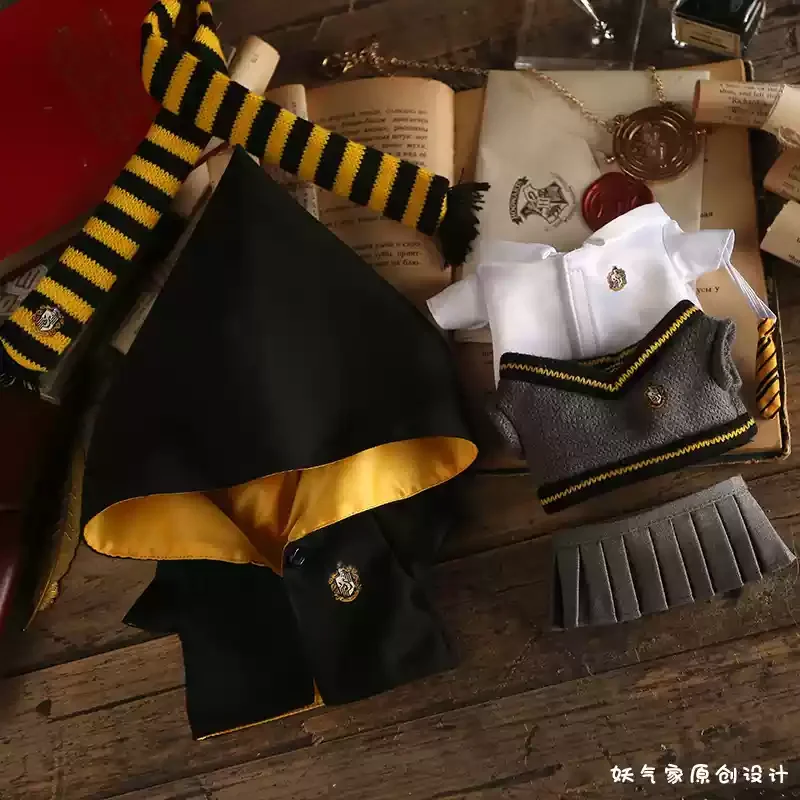 Labubu Rabu Doll Clothes Set Pendant Doll Clothes Decoration 15 17cm Size Doll Clothes School Uniform Magic Academy