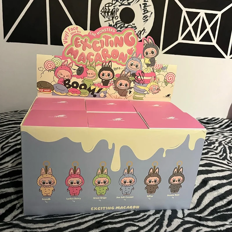 Labubu Macaroon Sit Party Vinyl Face Surprise Blind Box Labubu Macaroon 1st Generation 2nd Generation Plush Doll Decorative gift Labubu Macaroon Sit Party Vinyl Face Surprise Blind Box Labubu Macaroon 1st Generation 2nd Generation Plush Doll Decorative gift