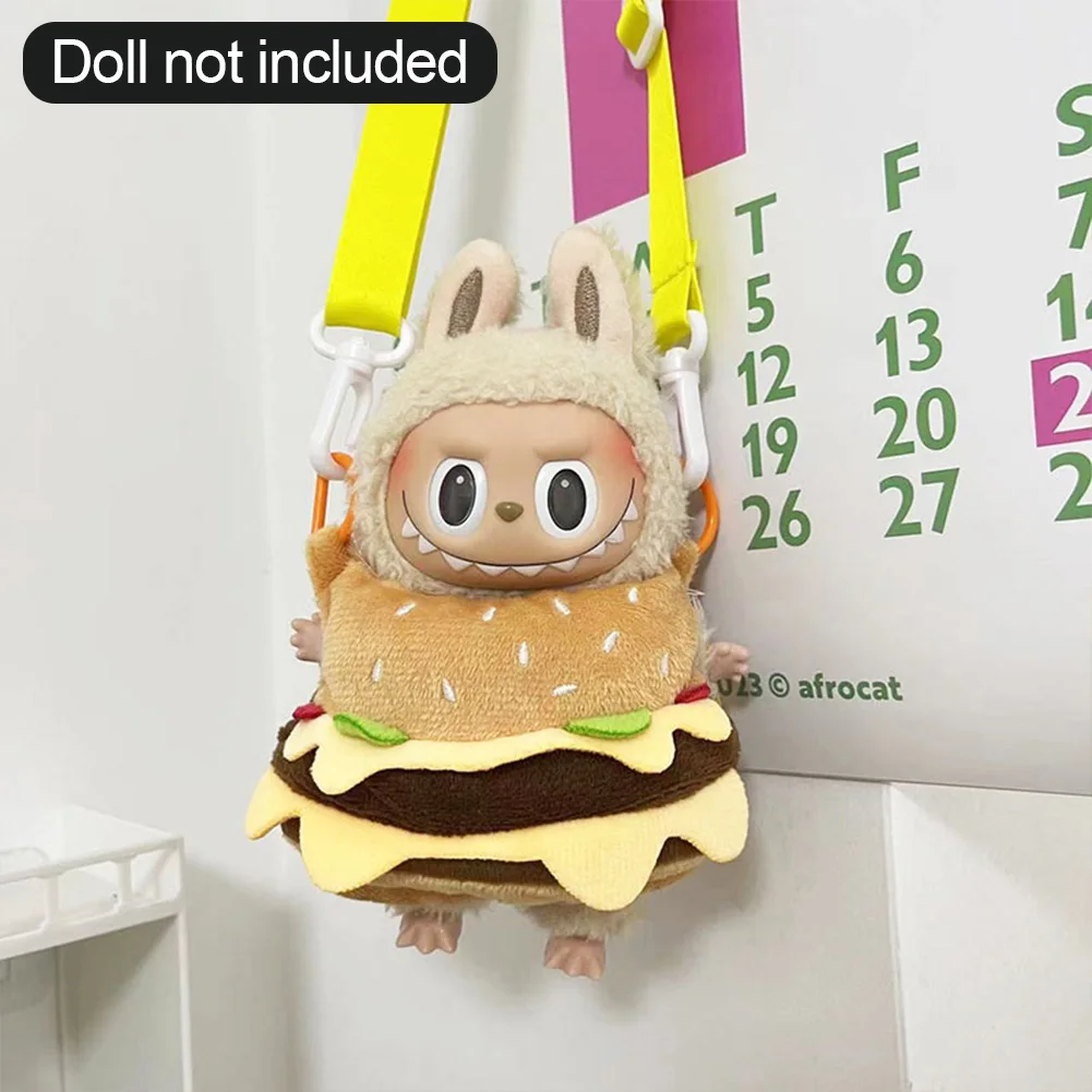 For 17cm Labubu Dolls Accessories DIY Doll Clothes Heartbeat Long Eared Furry Rabbit Costume Cartoon Dress Up Labubu Outfit For 17cm Labubu Dolls Accessories DIY Doll Clothes Heartbeat Long Eared Furry Rabbit Costume Cartoon Dress Up Labubu Outfit