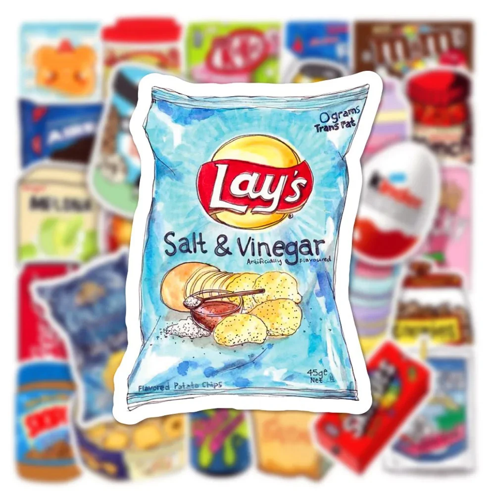 10/30/50pcs Drink Milk Snack Food Packaging Stickers Phone Scrapbook Motorcycle Cool Car Waterproof Cartoon Sticker for Kids Toy 10/30/50pcs Drink Milk Snack Food Packaging Stickers Phone Scrapbook Motorcycle Cool Car Waterproof Cartoon Sticker for Kids Toy
