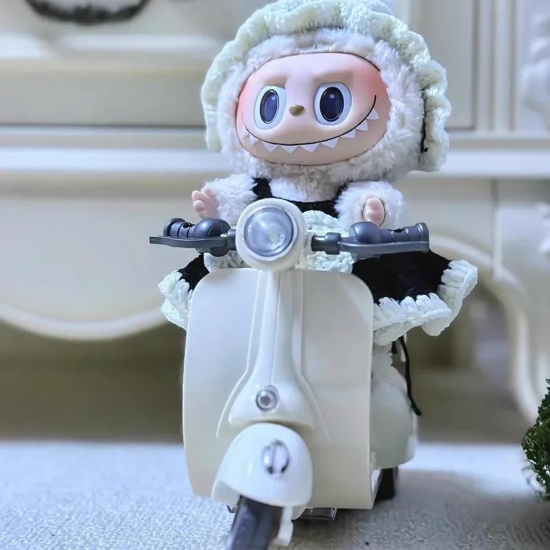 Labubu Doll Mini Electric Motorcycle with Music Lamplight Kawaii Motor Toys for Dolls Cute Labubu Doll Accessories Birthday Gift Labubu Doll Mini Electric Motorcycle with Music Lamplight Kawaii Motor Toys for Dolls Cute Labubu Doll Accessories Birthday Gift