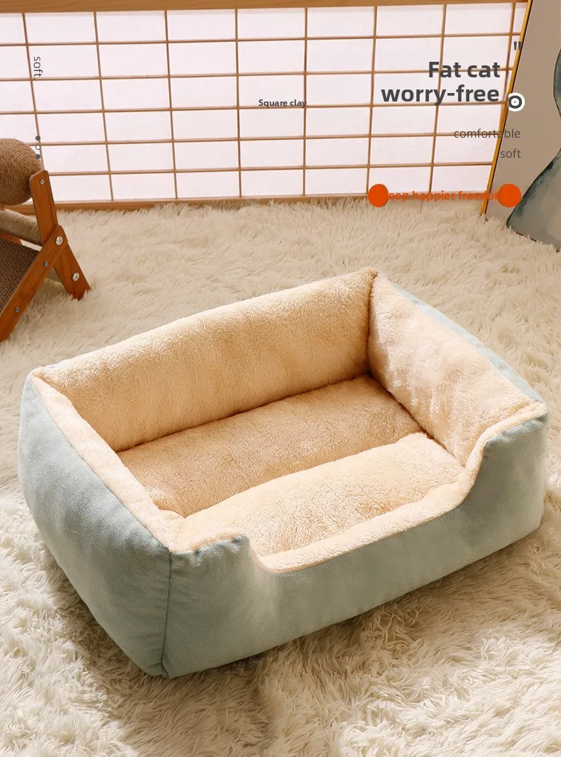 Dog's Nest, Winter Warmth, Cat's Nest, Small, Medium, Large Dog, Cat, Four Seasons Universal Teddy Cat Mat, Cat Bed Dog's Nest, Winter Warmth, Cat's Nest, Small, Medium, Large Dog, Cat, Four Seasons Universal Teddy Cat Mat, Cat Bed