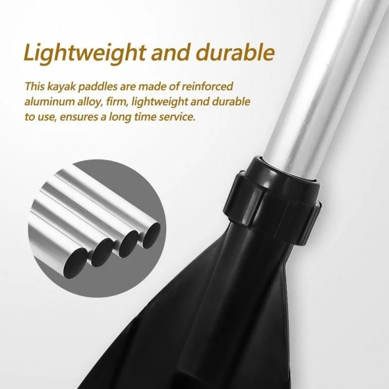 2 Pcs Detachable Kayak Fishing Board Boat Rafting Paddle Aluminum Alloy Rod Stand Up Surfing Oars Boat Parts & Accessories 2 Pcs Detachable Kayak Fishing Board Boat Rafting Paddle Aluminum Alloy Rod Stand Up Surfing Oars Boat Parts & Accessories