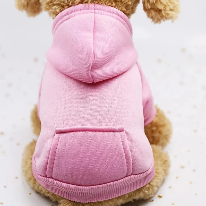 Fashion Dog Clothing Autumn And Winter Small Pet Clothes Thickening Warm Solid Color Two-Feet Hooded Wweater Casual Pet Products Fashion Dog Clothing Autumn And Winter Small Pet Clothes Thickening Warm Solid Color Two-Feet Hooded Wweater Casual Pet Products