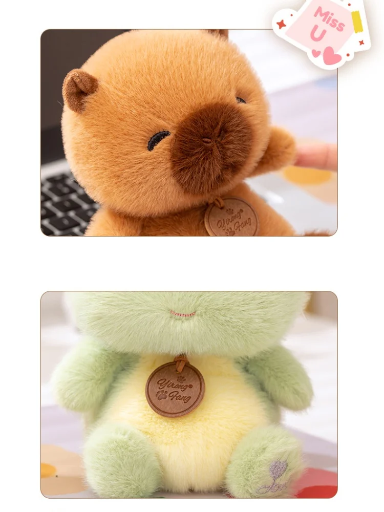 17cm Perfume Fox Panda Penguin Rabbit Capybara Soft Small Table Companion Plush Toys Lovely Hairy Dinosaur Stuffed Toys Dolls 17cm Perfume Fox Panda Penguin Rabbit Capybara Soft Small Table Companion Plush Toys Lovely Hairy Dinosaur Stuffed Toys Dolls