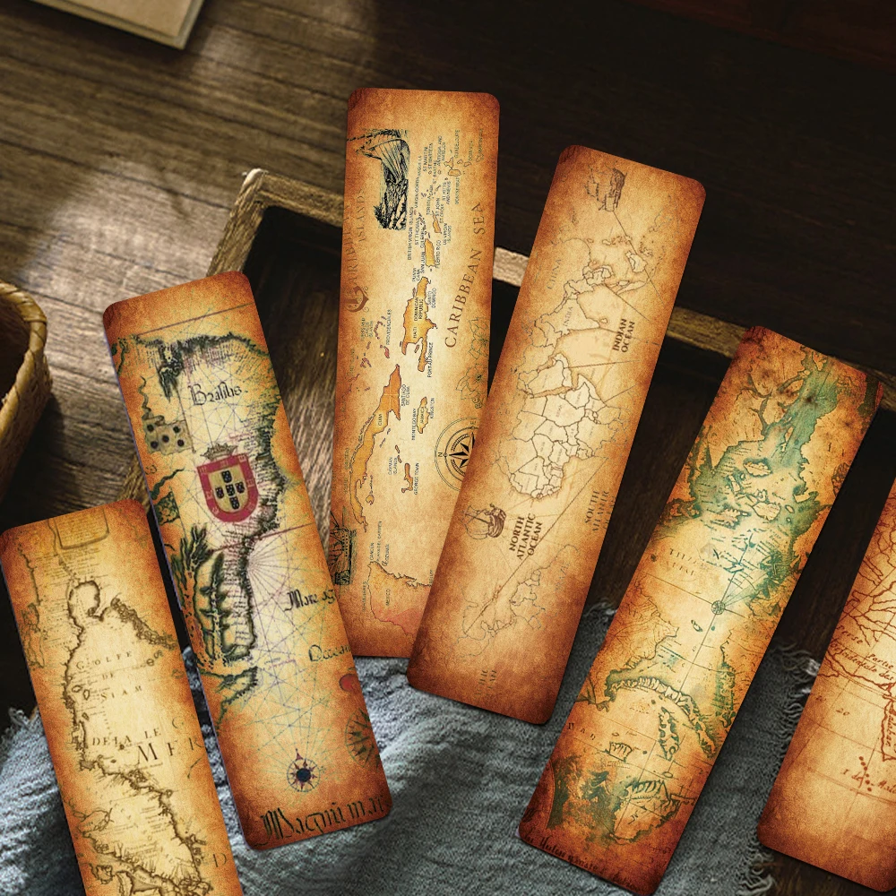 30pcs Vintage Map Bookmarks Reading Pages Books Tagged School Stationary Supplies DIY Aesthetic Bookmark Students Creative Gifts 30pcs Vintage Map Bookmarks Reading Pages Books Tagged School Stationary Supplies DIY Aesthetic Bookmark Students Creative Gifts