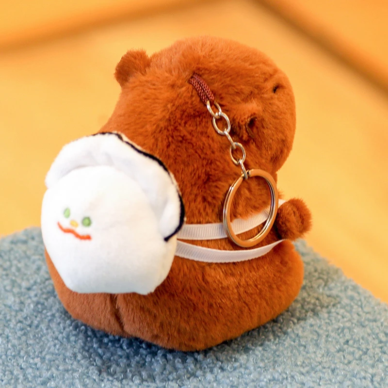 Cartoon Capybara Plush Keychain Bag Pendant Hanging Decoration Cute Stuffed Doll Toy Desktop Doll Ornament Car Keyring Kids Gift Cartoon Capybara Plush Keychain Bag Pendant Hanging Decoration Cute Stuffed Doll Toy Desktop Doll Ornament Car Keyring Kids Gift