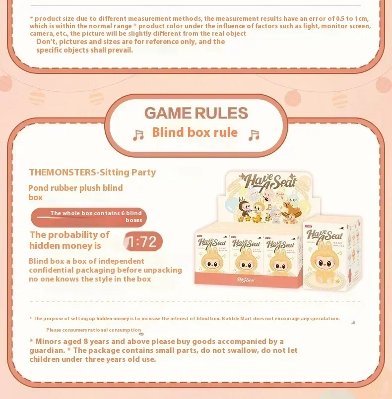 Genuine Labubu 2.0 Series Sitting Party Macaron Vinyl Face Pendant Doll Room Decor Keychain Collection Mystery Box Kawaii Gift Genuine Labubu 2.0 Series Sitting Party Macaron Vinyl Face Pendant Doll Room Decor Keychain Collection Mystery Box Kawaii Gift