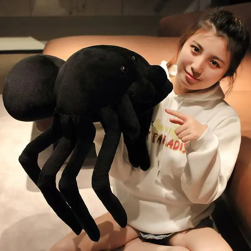 Black Spider Doll Plush Toy Handmade Doll Cartoon Anime Cute Pillow Cushion Home Decoration Children's Birthday Gift Toy Black Spider Doll Plush Toy Handmade Doll Cartoon Anime Cute Pillow Cushion Home Decoration Children's Birthday Gift Toy