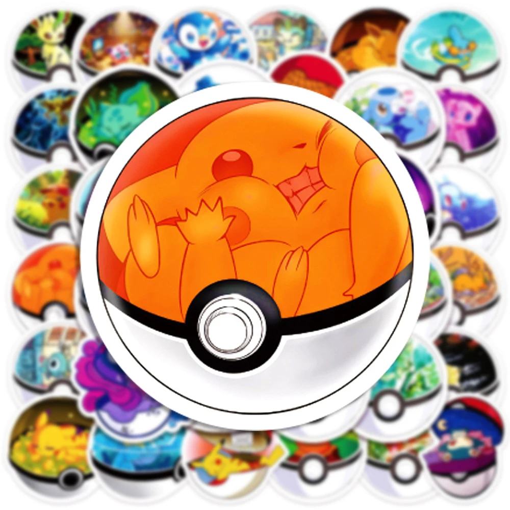 10/30/50pcs Cute Cartoon Anime Pokemon Stickers Kids Toys Kawaii Poke Ball Pikachu Decals Skateboard Laptop Waterproof Sticker 10/30/50pcs Cute Cartoon Anime Pokemon Stickers Kids Toys Kawaii Poke Ball Pikachu Decals Skateboard Laptop Waterproof Sticker