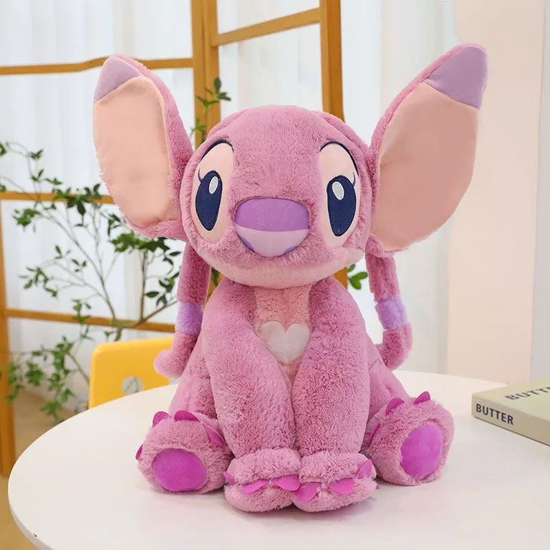 New Blue Pink Lilo & Stitch Hug The Duck Doll Cartoon Angel Plush Toy Cute Anime Soft Stuffed Kawaii Children's Birthday Gift New Blue Pink Lilo & Stitch Hug The Duck Doll Cartoon Angel Plush Toy Cute Anime Soft Stuffed Kawaii Children's Birthday Gift