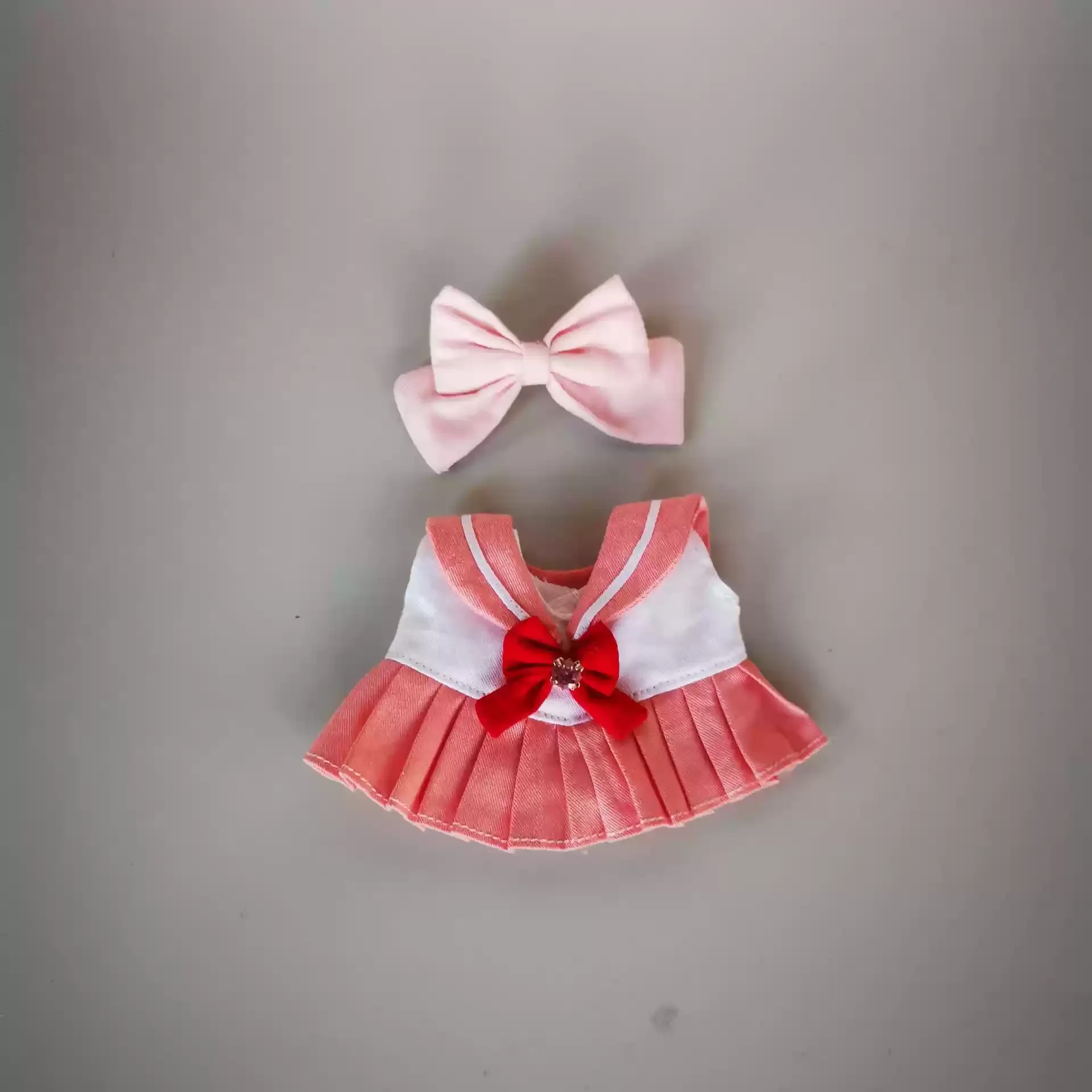 New 17cm Labubu Clothes V1 Labubu Cute Sailor Uniform Vinyl Doll Labubu Beautiful Girl Warrior Clothes Sitting Party Gifts New 17cm Labubu Clothes V1 Labubu Cute Sailor Uniform Vinyl Doll Labubu Beautiful Girl Warrior Clothes Sitting Party Gifts
