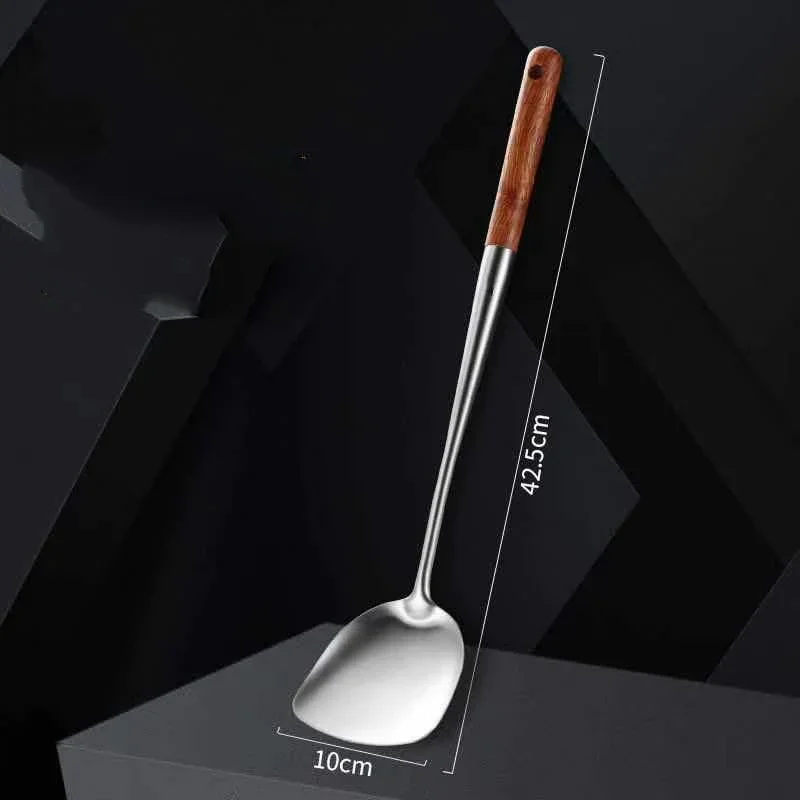 Kitchen Utensils Wok Spatula Iron and Ladle Tool Set Spatula for Stainless Steel Cooking Equpment Kitchen Accessories Essentials Kitchen Utensils Wok Spatula Iron and Ladle Tool Set Spatula for Stainless Steel Cooking Equpment Kitchen Accessories Essentials