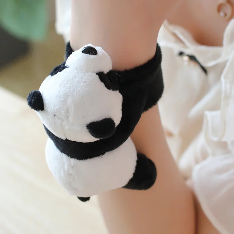 1pc Kawaii Animal Slap Snap Wrap Wristband Bracelet Panda Plush Hand Ring Wristband For Kids Toys Birthday Elegant Present 1pc Kawaii Animal Slap Snap Wrap Wristband Bracelet Panda Plush Hand Ring Wristband For Kids Toys Birthday Elegant Present